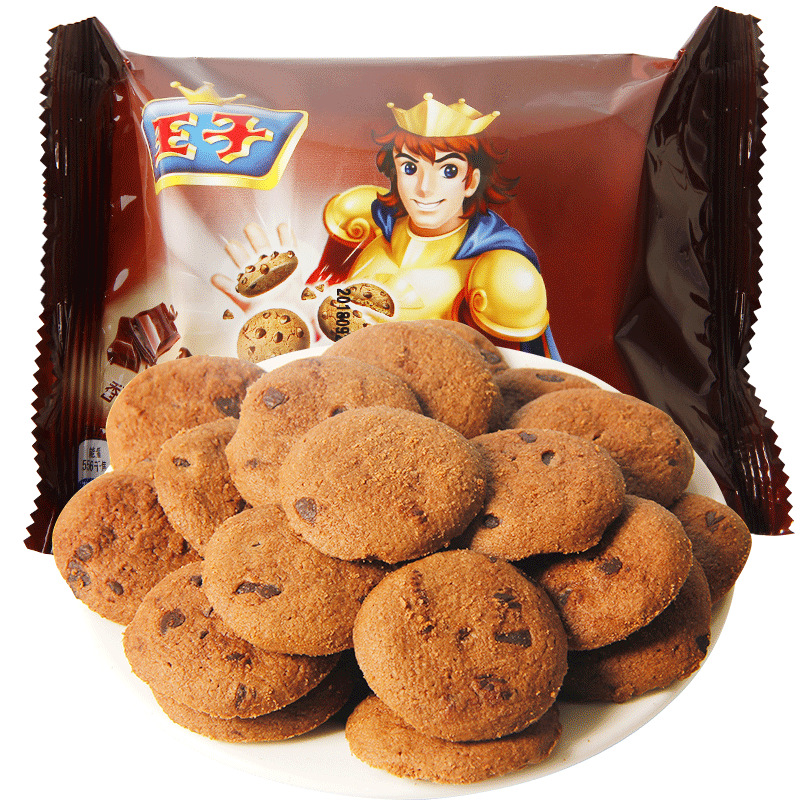 亿滋王子香浓巧克力味饼干袋装85g早餐食品儿童休闲小吃酥性饼干