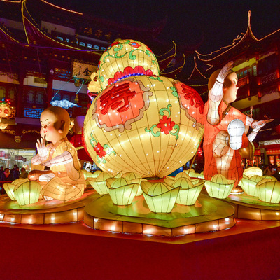 大型葫芦花灯民俗彩灯元宵中秋新年春节定制化工厂制作货源