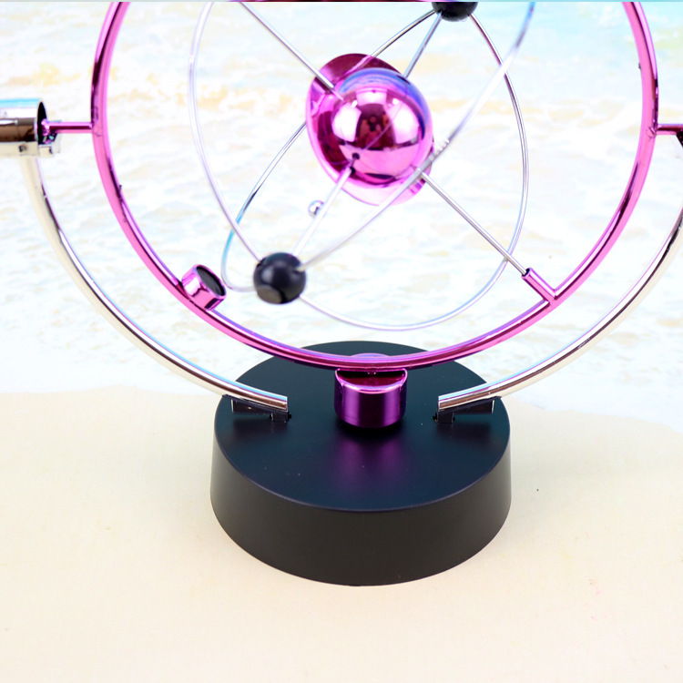 创意天体轨道永动仪 摆物理模型天体行星永动仪塑料工艺品