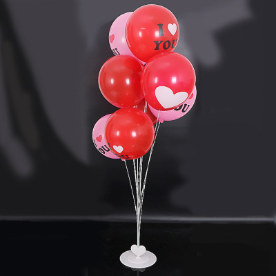 气球地飘支架 生日婚庆店庆装饰气球展示架 气球地飘架子批发