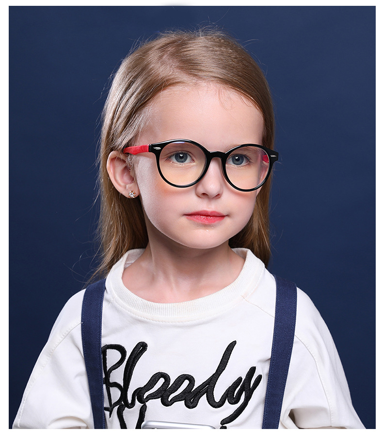儿童学生硅胶眼镜框时尚眼镜近视镜防蓝光眼镜眼镜架男女f8217