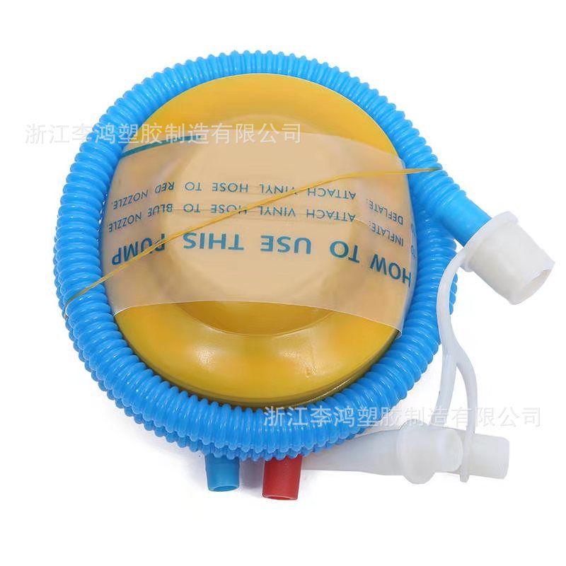 Factory Wholesale 4-Inch Foot Pedal Tire Pump Air Pump Swimming Ring Kayak Aluminum Coating Ball Balloon Inflatable Pillow Scarf