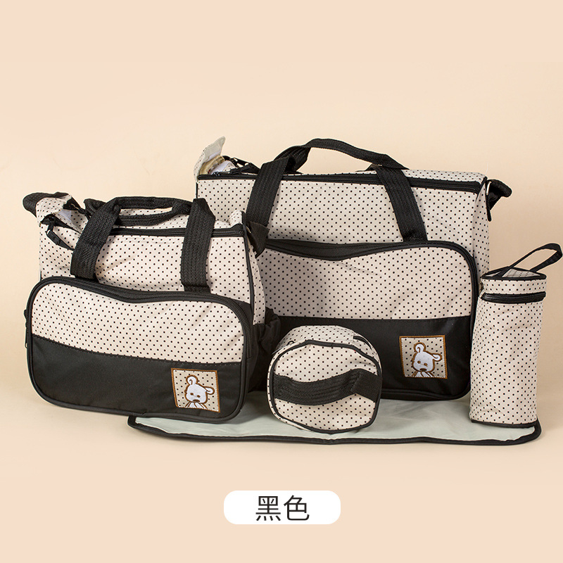 Mummy Bag Five-Piece Set Korean Mummy Bag Mummy Bag Match Sets PUC Oxford Cloth for Mother and Baby Care