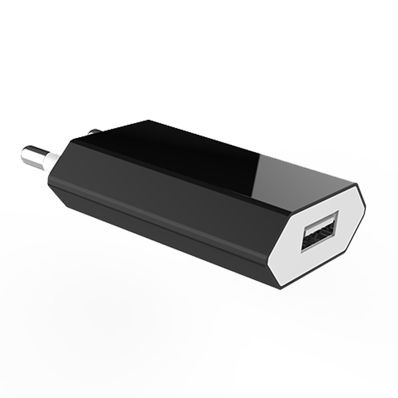 供应四代充电器ce认证5v1a欧规充电器扁头手机欧规充电器