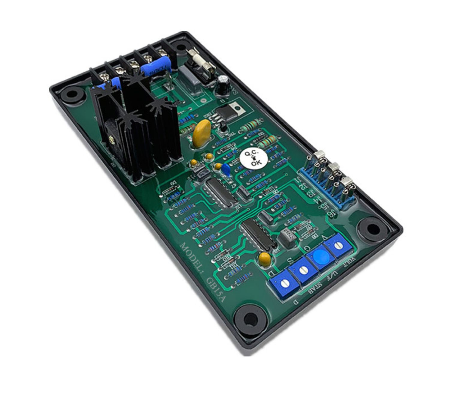 gb15a无刷发电机调压器自动电压调节器avr励磁稳压板gb-15a通用型