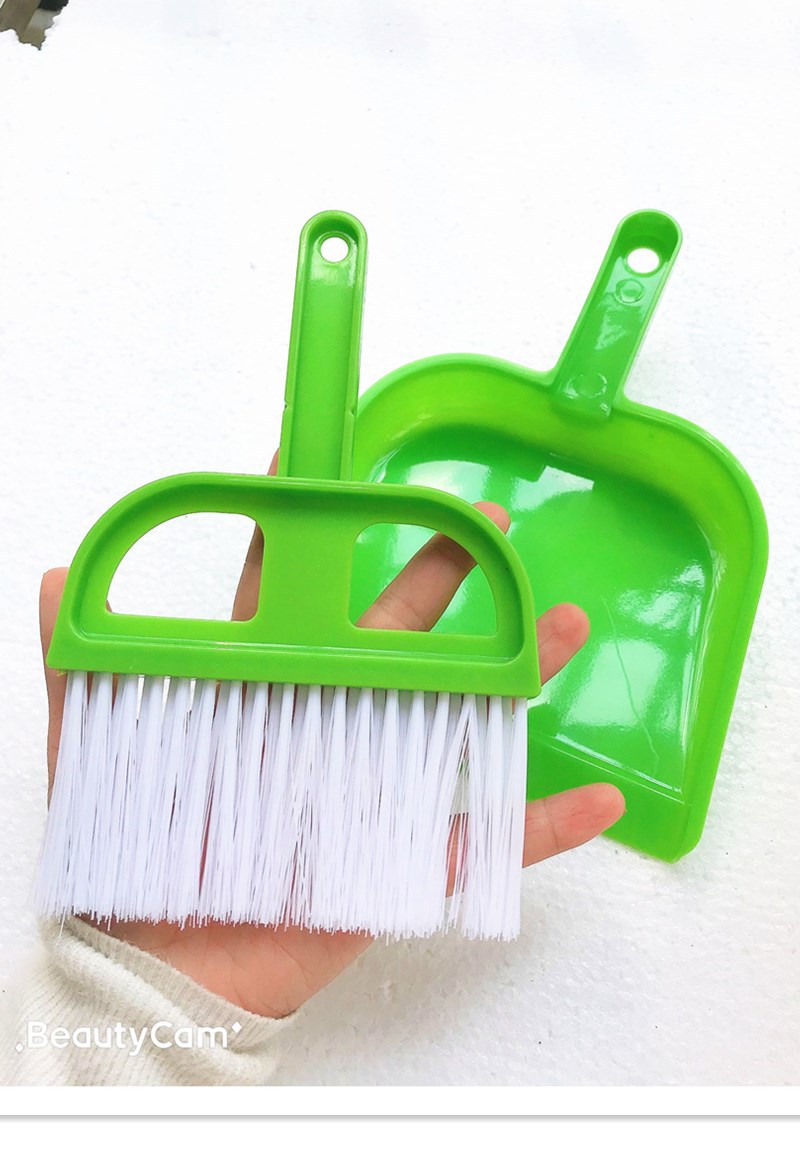 迷你桌面扫把簸箕套装创意小学生小刷子扫帚清洁工具儿童宠物家用