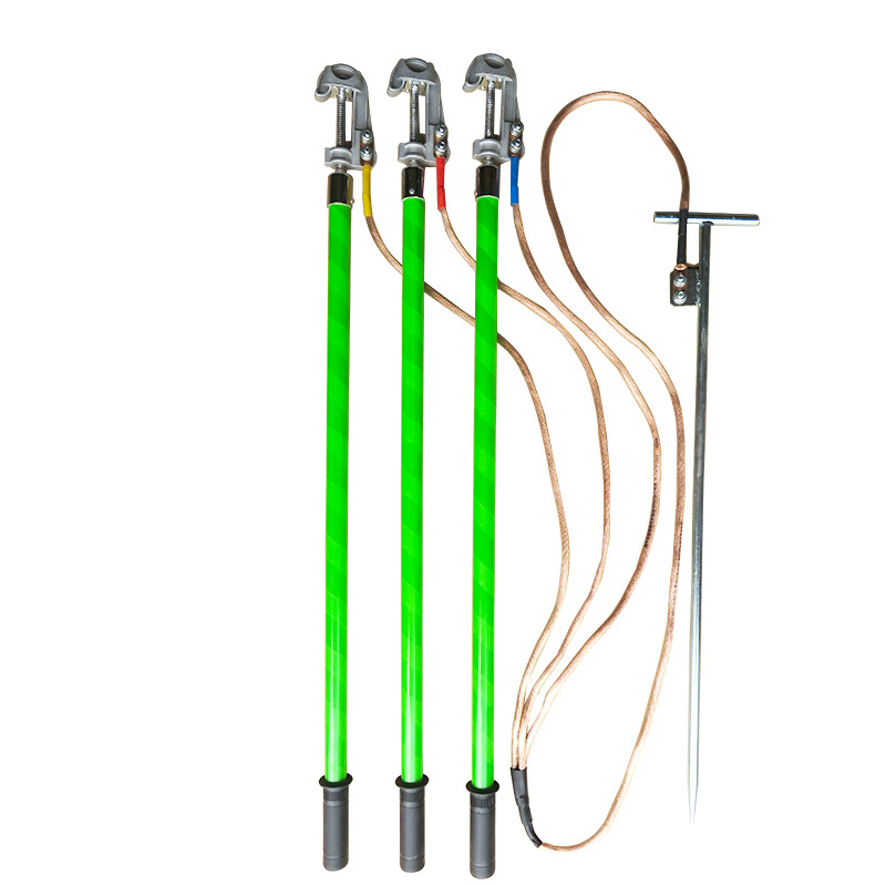 批发接地线 电工双舌接地棒携带短路高压双舌式螺旋压紧式接地棒