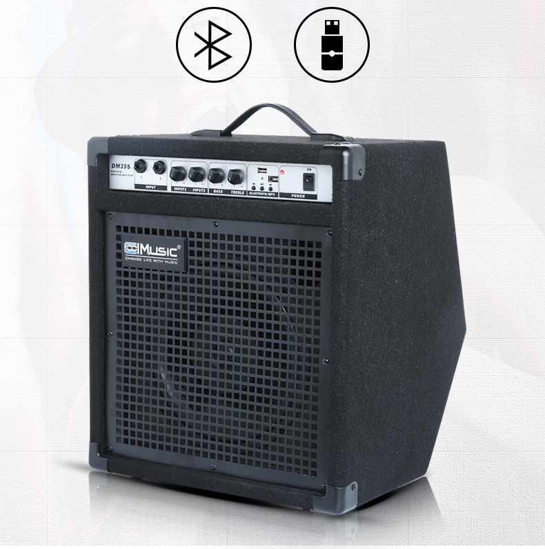 酷乐电子鼓有源监听音箱dm35sdk35s多功能蓝牙音箱键盘吉他音响