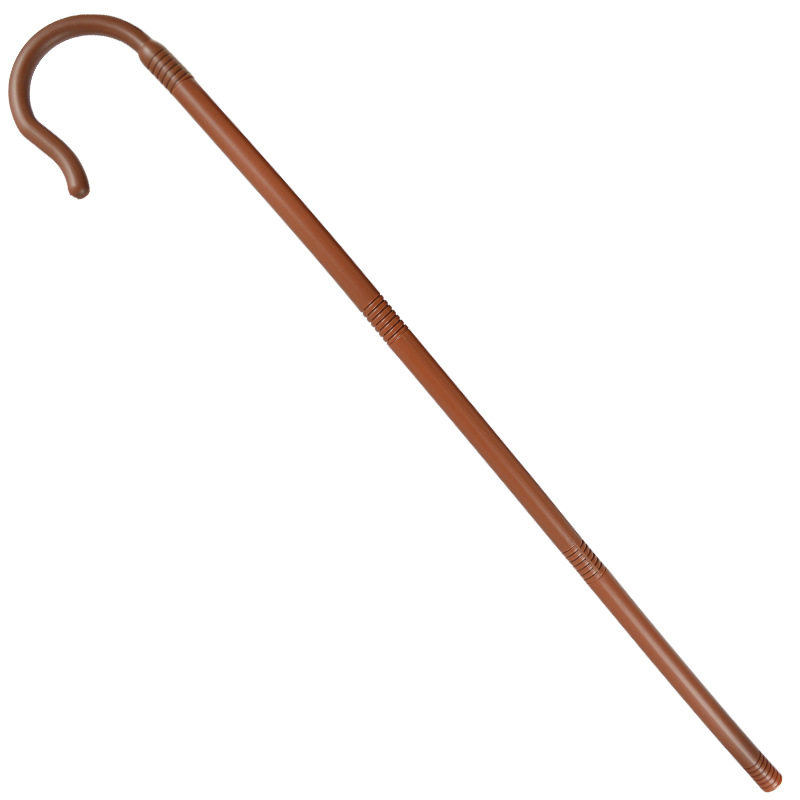 亚马逊新品万圣节道具塑料逼真法老牧羊人法杖不易变形法师权杖