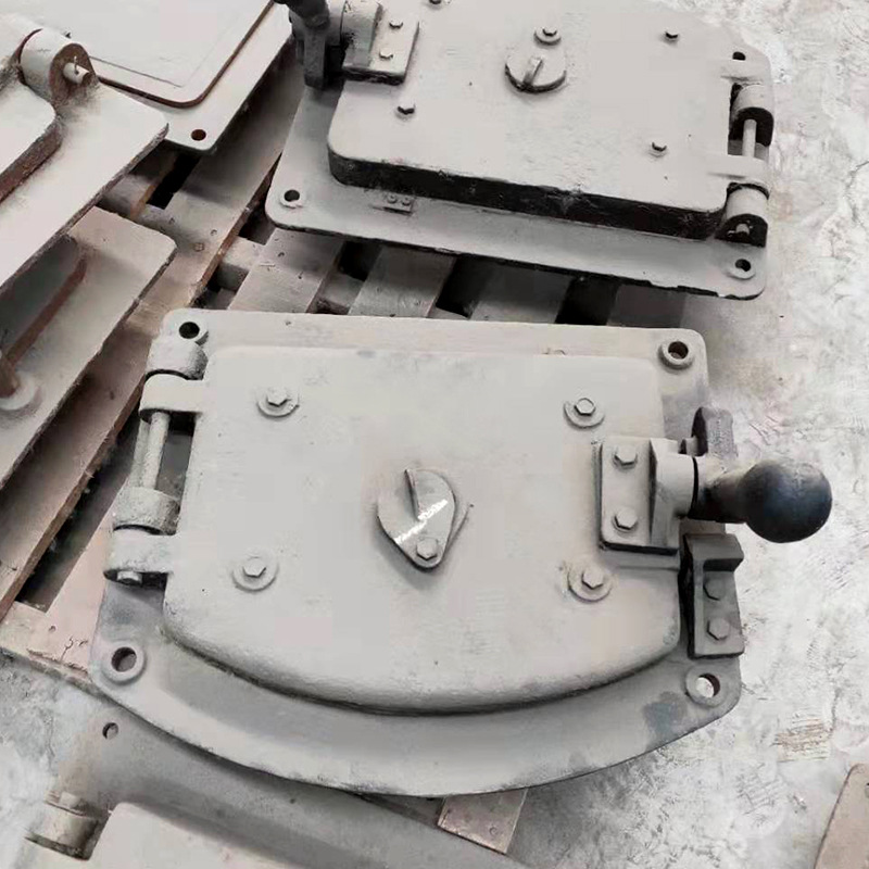 锅炉炉门铸铁炉门高温炉门看火门拔火门圆炉门灰铁炉门