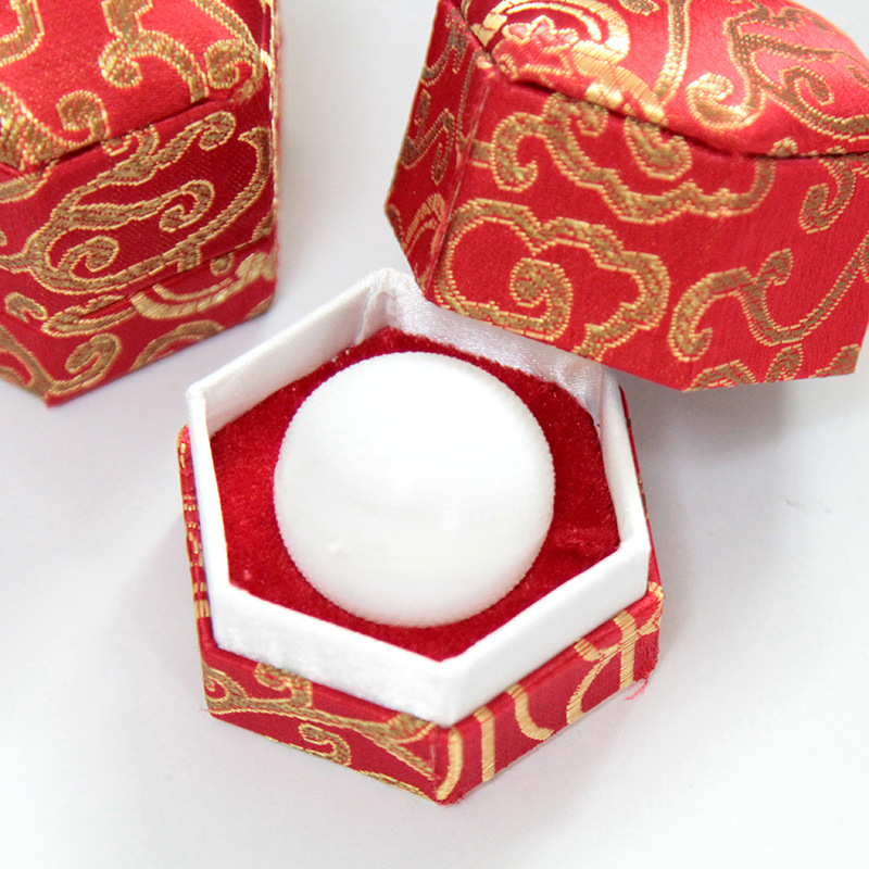 单丸装六角蜜丸锦盒 大9克12克安宫牛黄丸百宝花12粒包装礼品盒