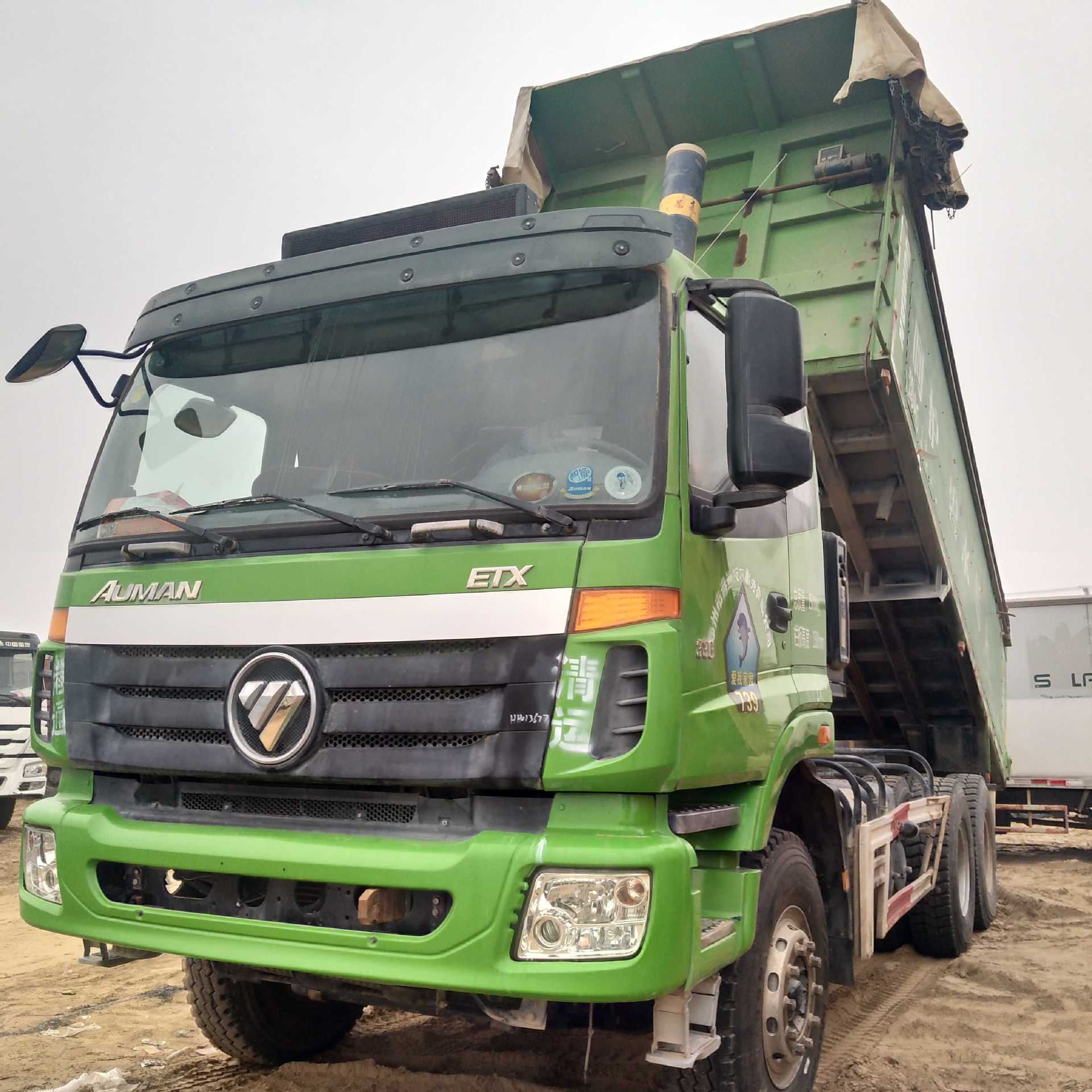 定金留车 二手欧曼后八轮工程自卸汽车 前四后八自卸货车 全挂车