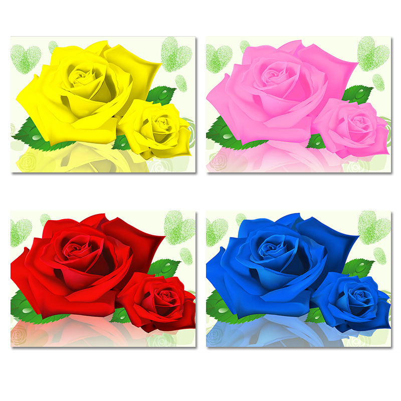 2021新款钻石画玫瑰物语客厅卧室钻石绣 情侣十字绣小幅钻石绣