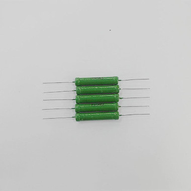 电阻 瓷棒涂漆绕线电阻 瓷棒绕线电阻 绿色涂漆电阻5w电阻