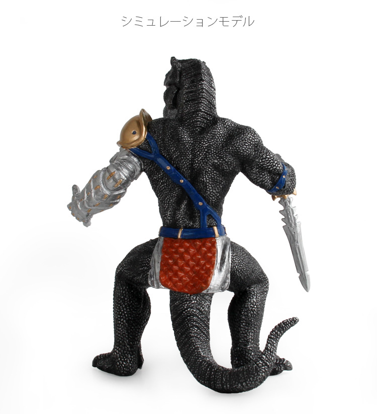 新款恐龙人形战士模型镰刀龙羽王龙霸王龙战士带武器模型摆件玩具