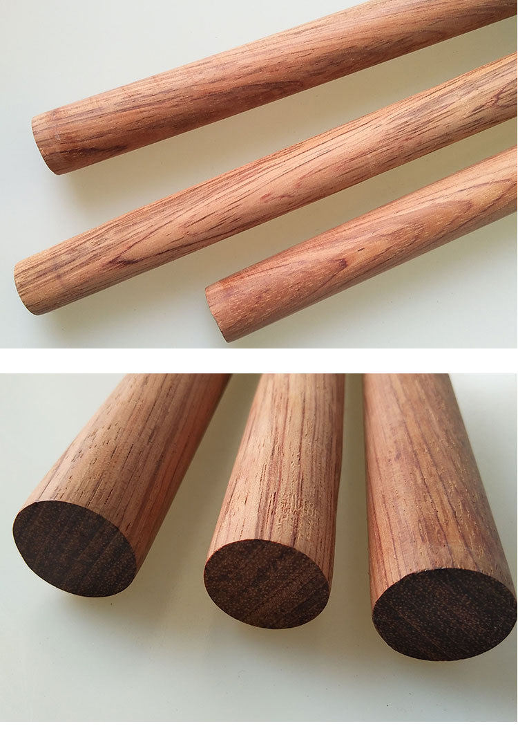 定制加工实木圆木棒木棍 厂家批发巴西花梨木圆棒红木木制品