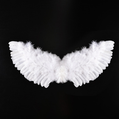 儿童天使羽毛翅膀 水银灯cosplay道具 舞会圣诞用品 舞台走秀表演