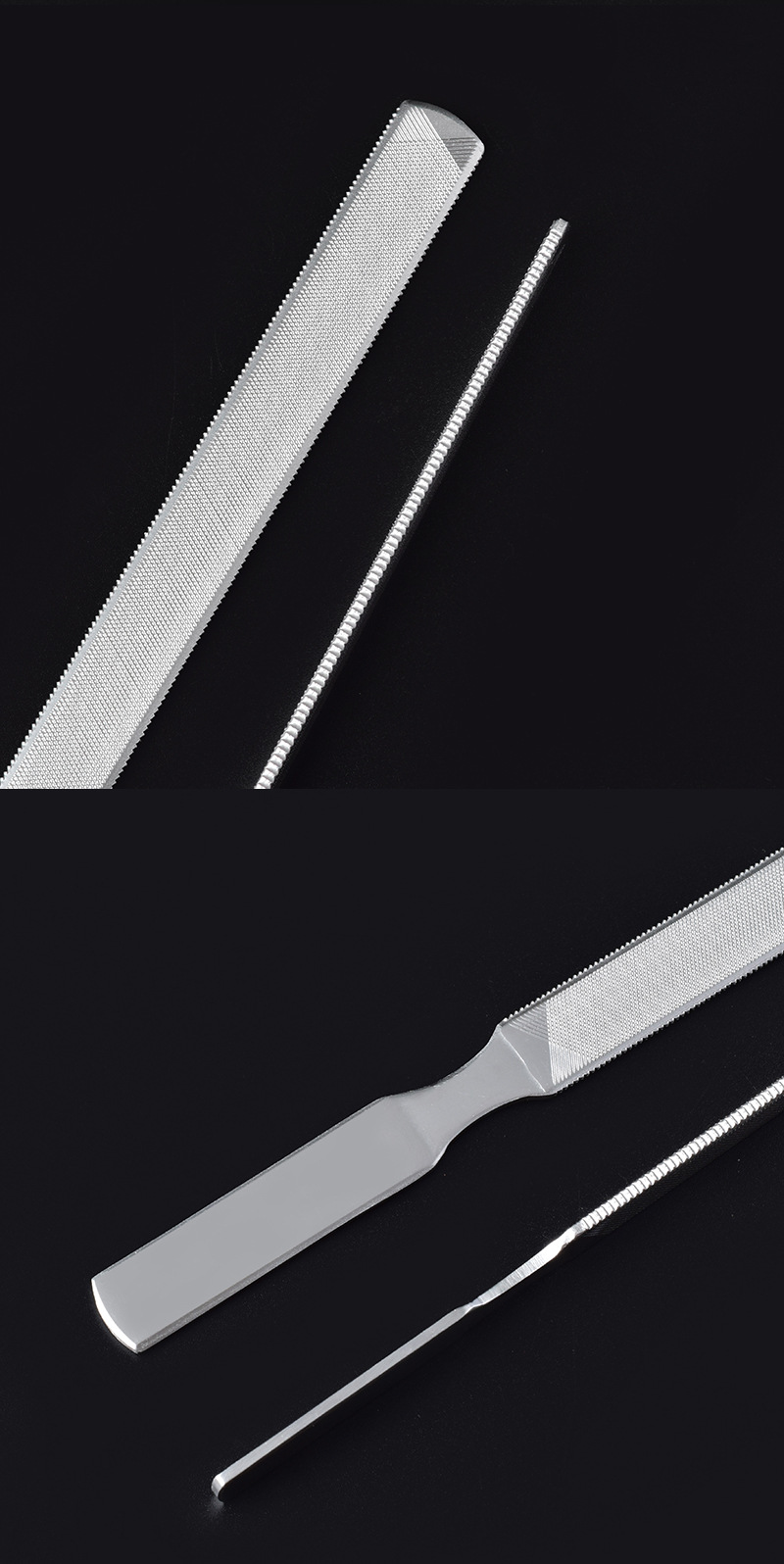 诗翎不锈钢指甲锉 双面指甲锉刀 大斯顿修甲锉 磨指甲脚甲搓 现货