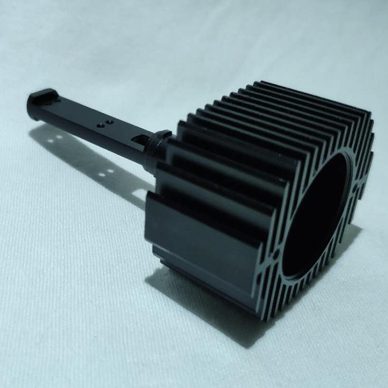 汽车灯铝型材散热器 铝合金外壳可开模 太阳花车灯散热器配件