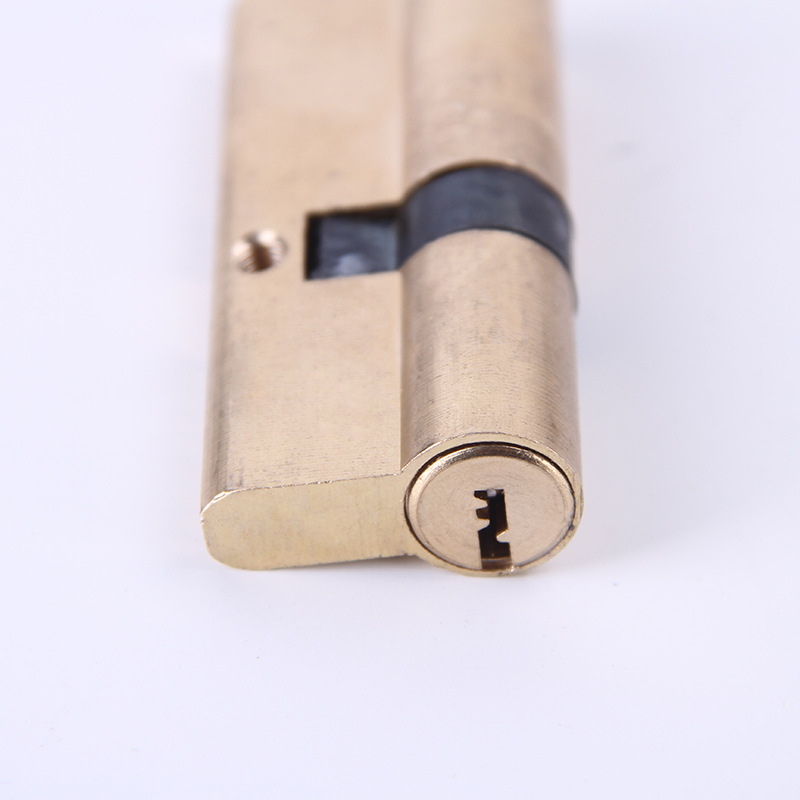 红黑柄防盗门用全铜锁芯 ab锁芯abc全铜钥匙锁芯批发65-120mm
