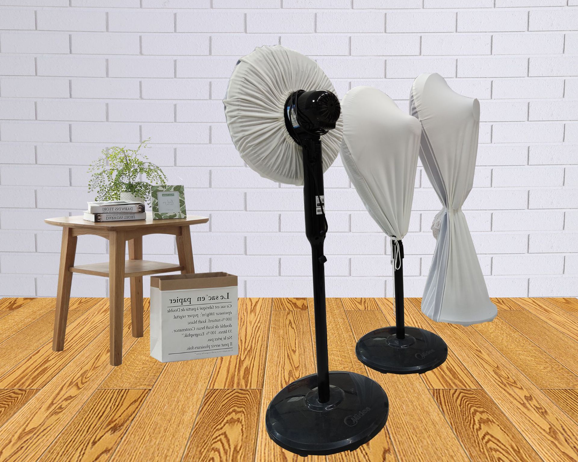 跨境韩式全包风扇罩家电防尘罩布艺台扇防尘罩落地扇批发一件代发