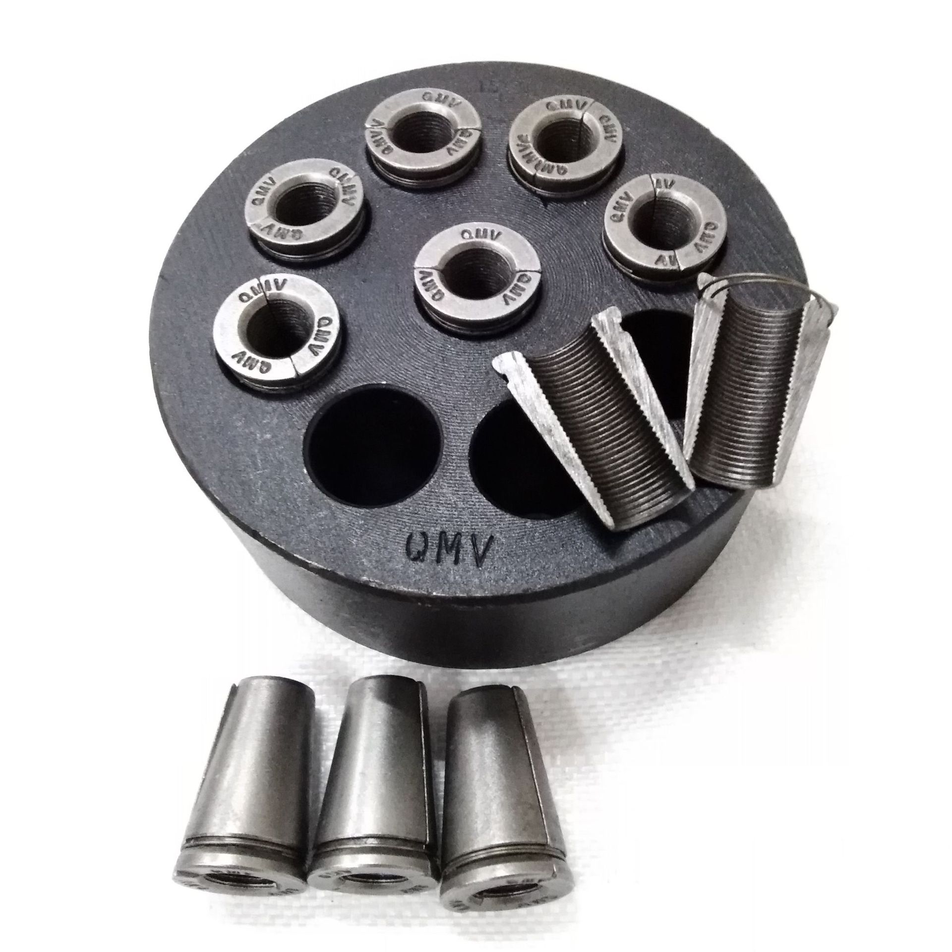 厂家直销公路桥梁钢绞线预应力张拉端夹具工作锚具工作夹片