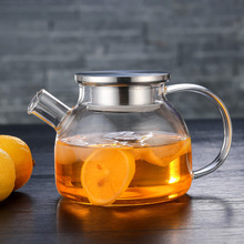 日式家用玻璃凉水壶夏季耐高温高硼硅茶壶大容量冷泡花茶白开水壶