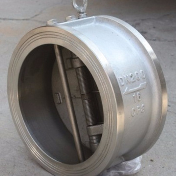 美科铸钢不锈钢对夹蝶式止回阀h77w162540ph776h162540c