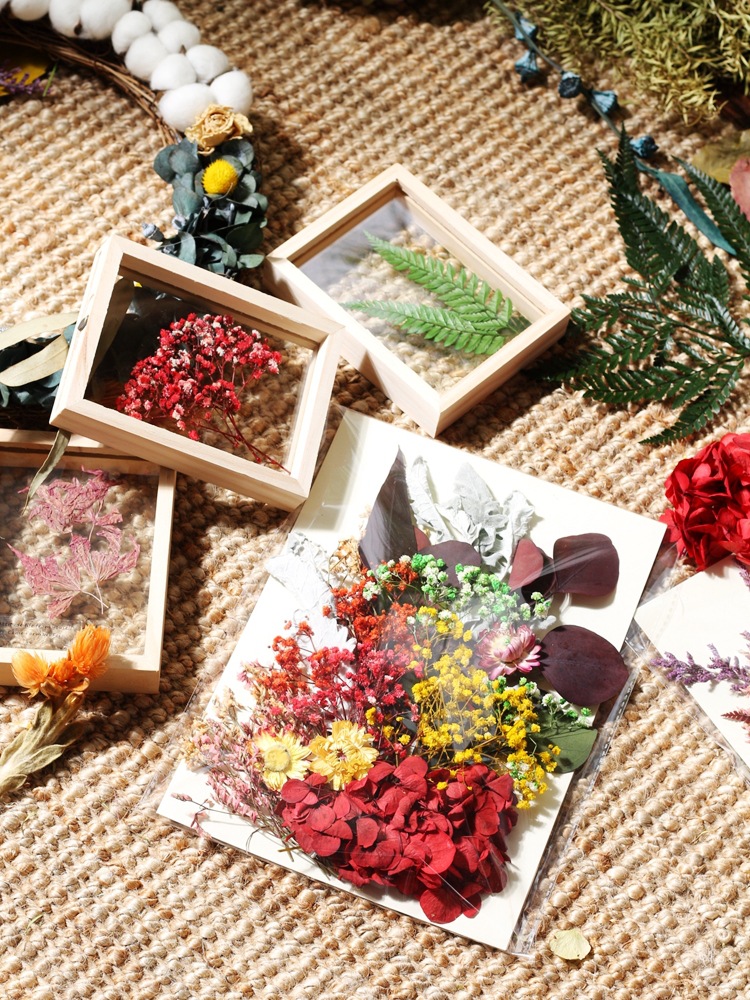 厂家直销压花永生花diy干花花瓣包手工押花相框机壳手笔记本滴胶