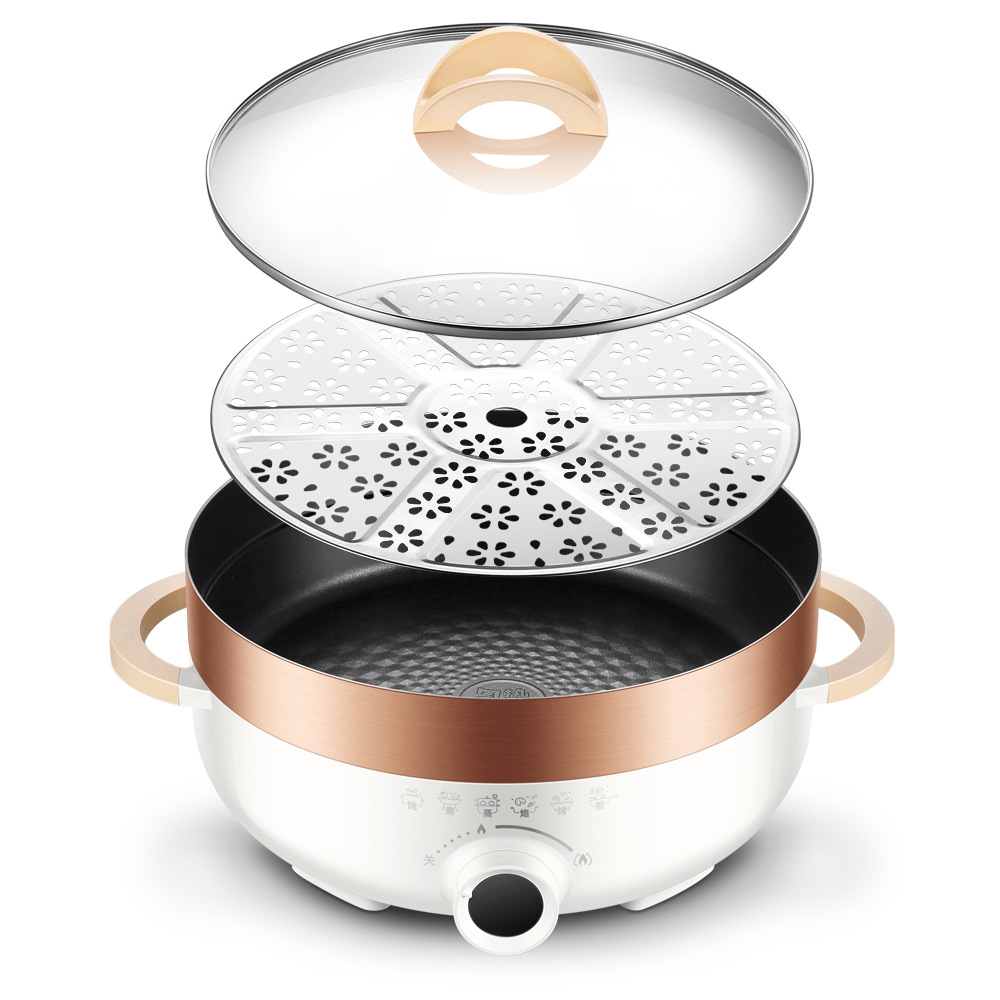 supor/苏泊尔jd30d07煎烤机加深加大多功能电火锅锅煮锅煎饼烙饼