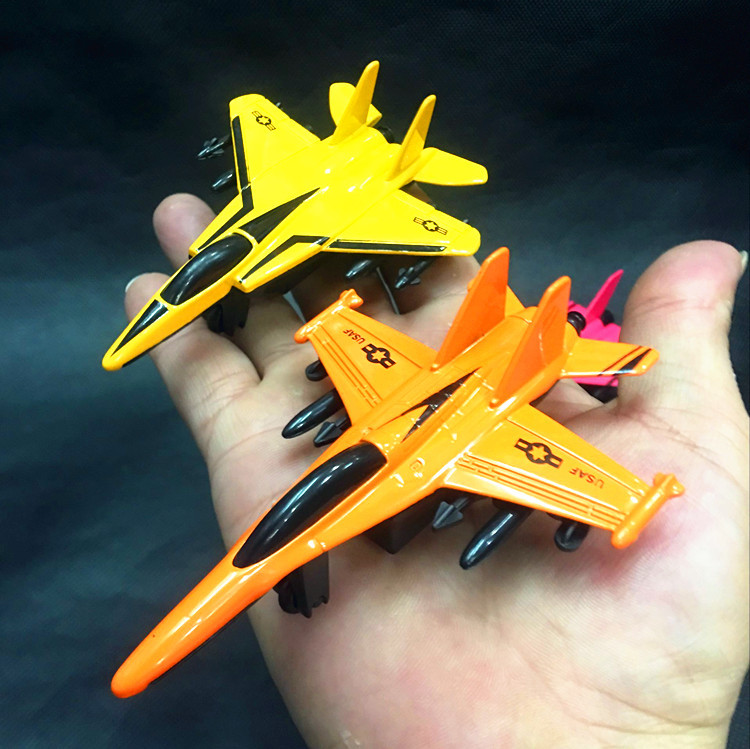 套装合金战斗机模型宝宝男孩儿童仿真金属回力小飞机玩具