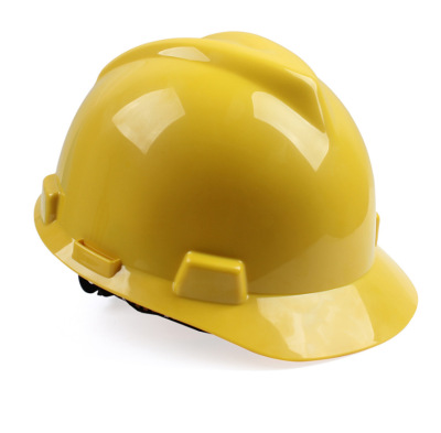 msa梅思安10172902标准型pe黄色工地企业安全帽超爱戴帽衬安全帽