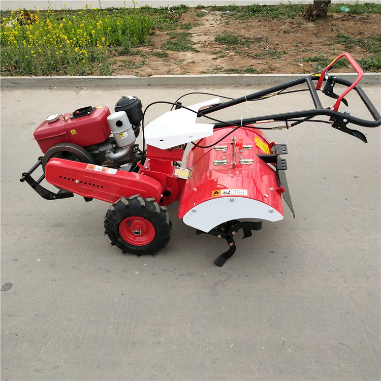 多功能旋耕机  农用新型家用小型微耕机 自走式四驱开沟机