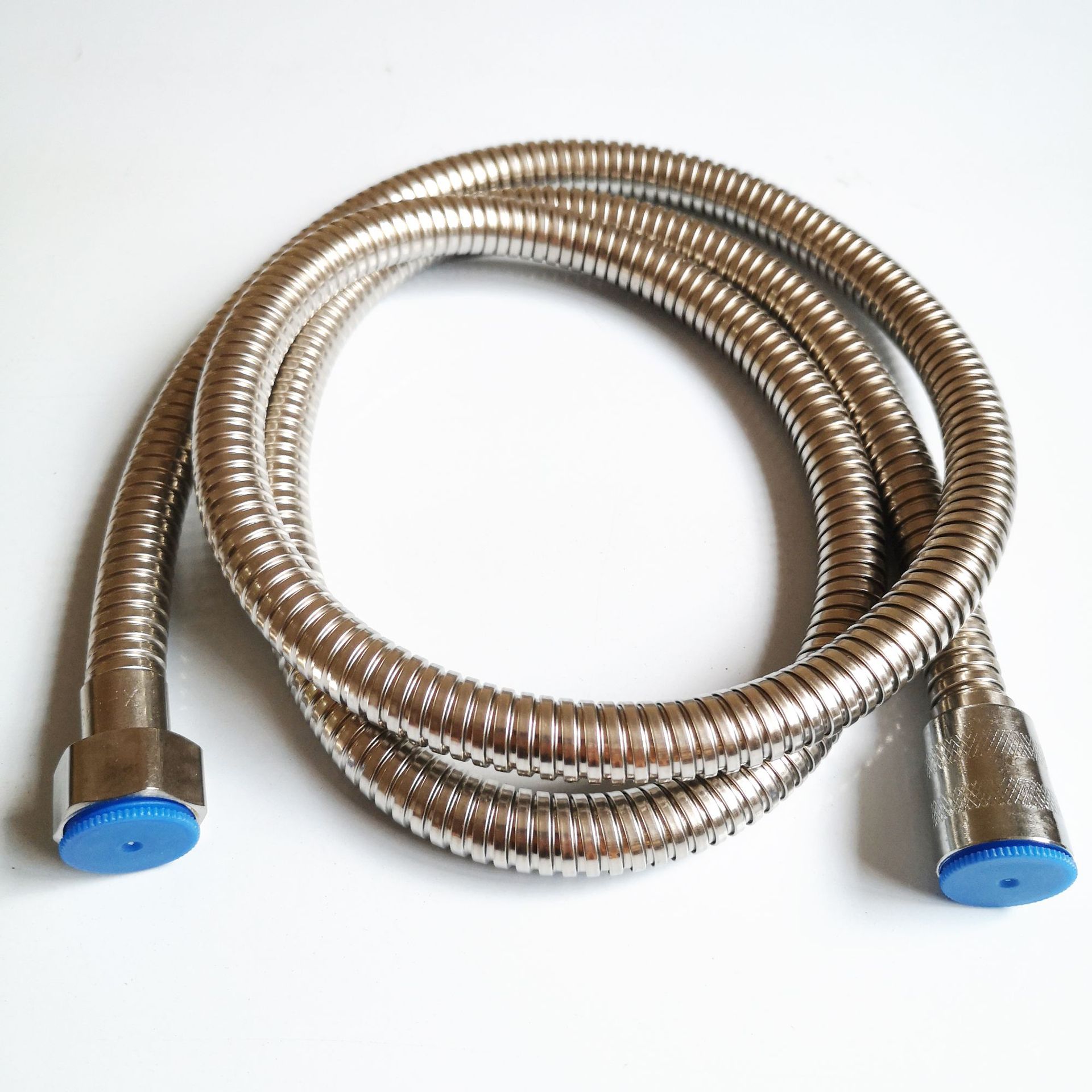 5米水洗加密不锈钢软管 淋浴花洒喷头软管 透明内管一钢一锌