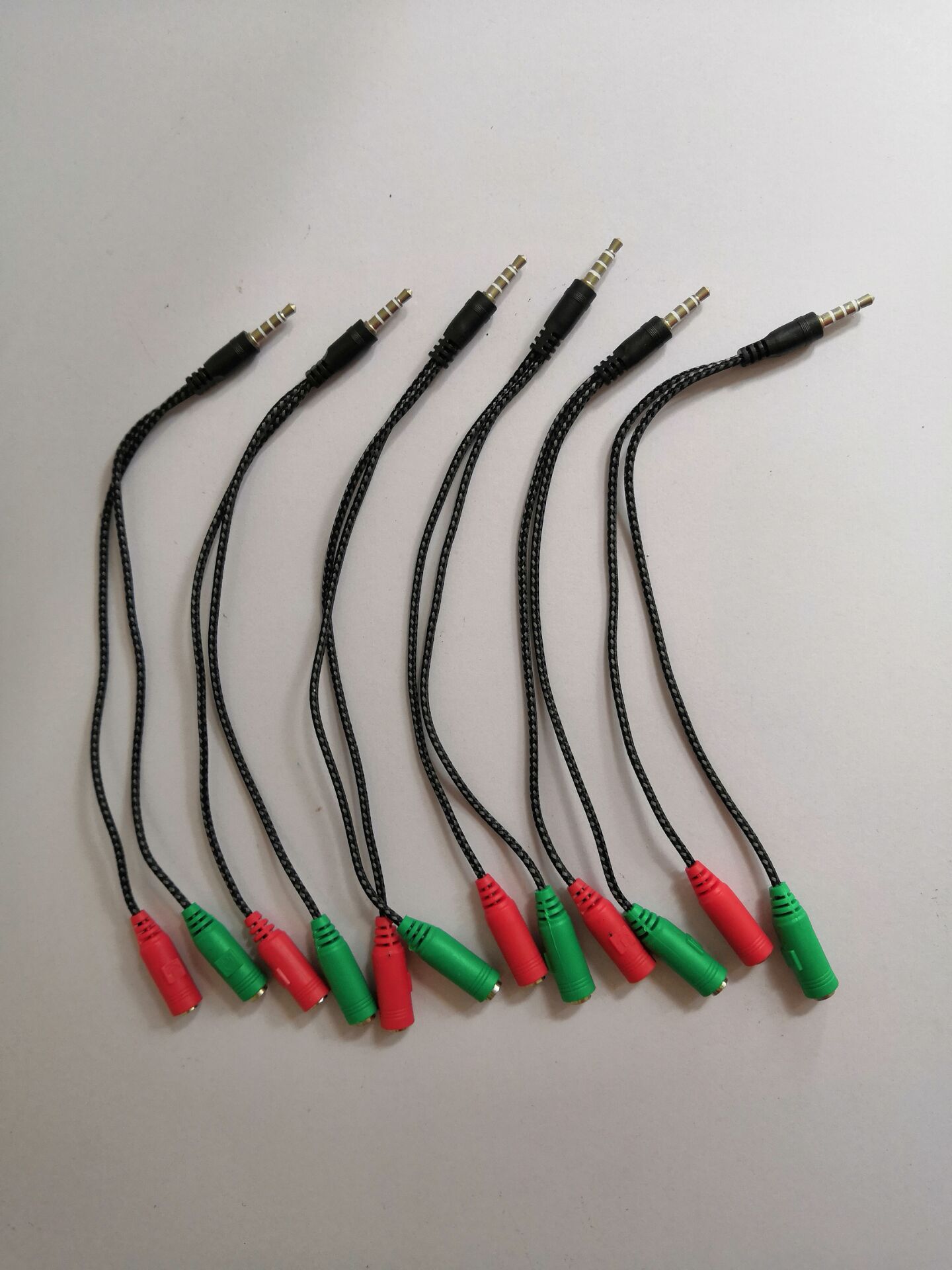 5mm二合一转接线 电脑1分2音频转换头