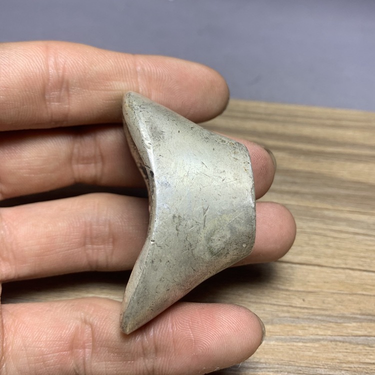 仿古银元宝二两东昌造足银大清库银银锭摆件古玩古币