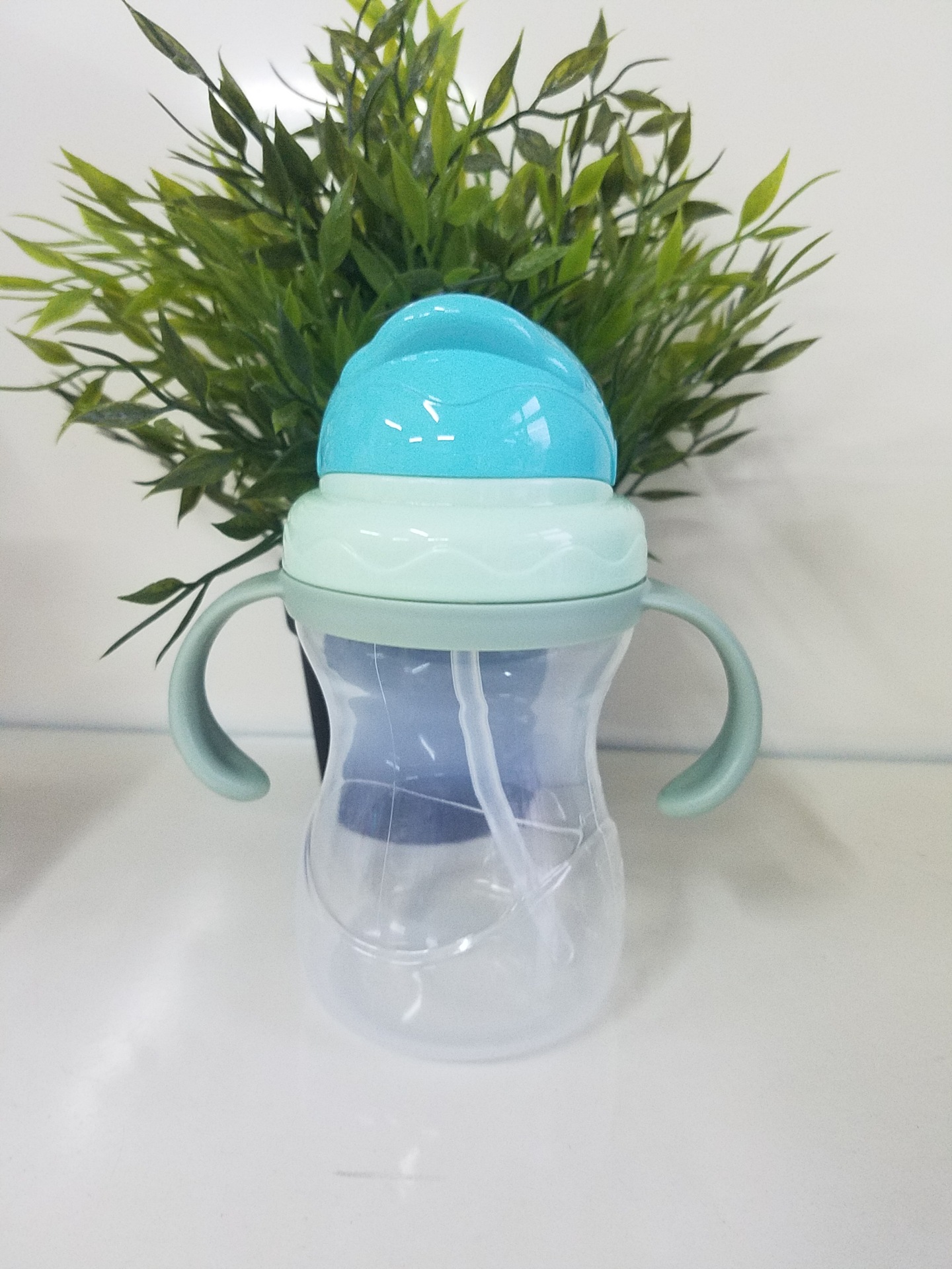 儿童吸管杯 儿童训练饮水杯 婴儿吸管式防漏防摔水杯