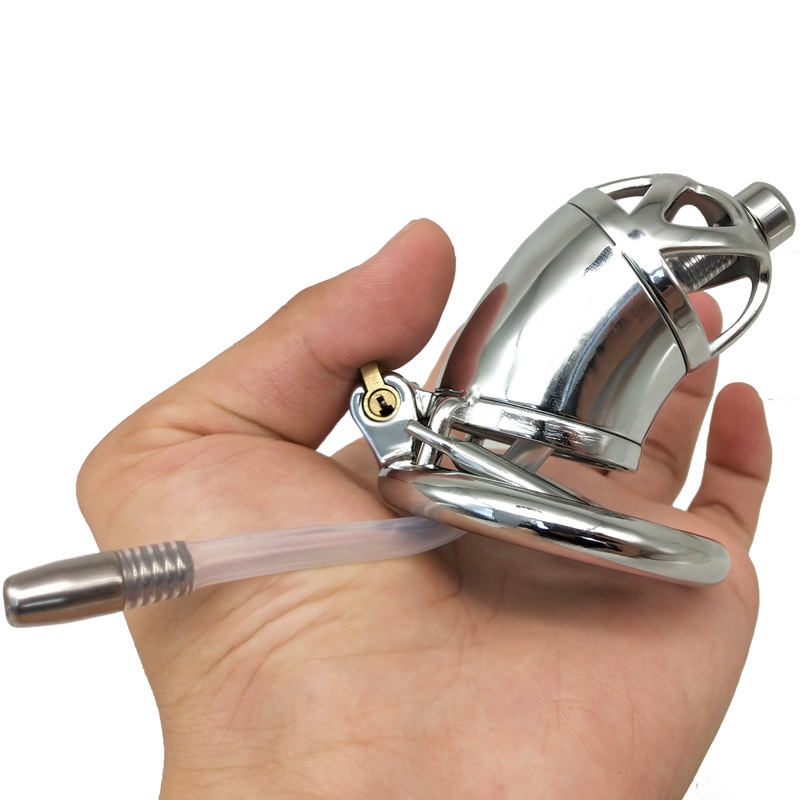 frrk 男用贞操锁贞洁器防老公出轨戒撸器金属不锈钢jj锁一件代发