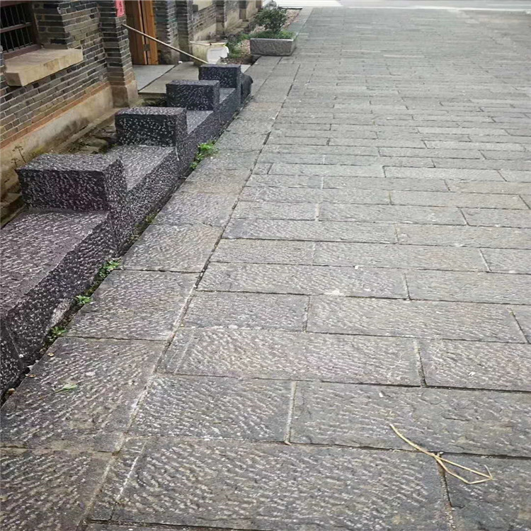常年供应各种青石板材 景区古城广场仿古防滑铺地板材 庭院铺地砖