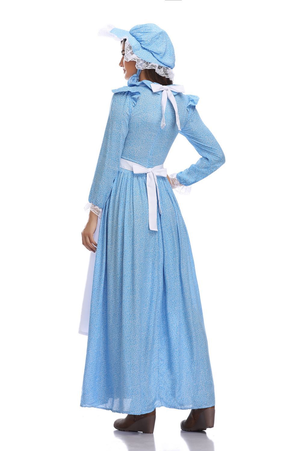 万圣节 演出服文艺复兴服装 欧洲殖民时期田园风服 成人女仆装