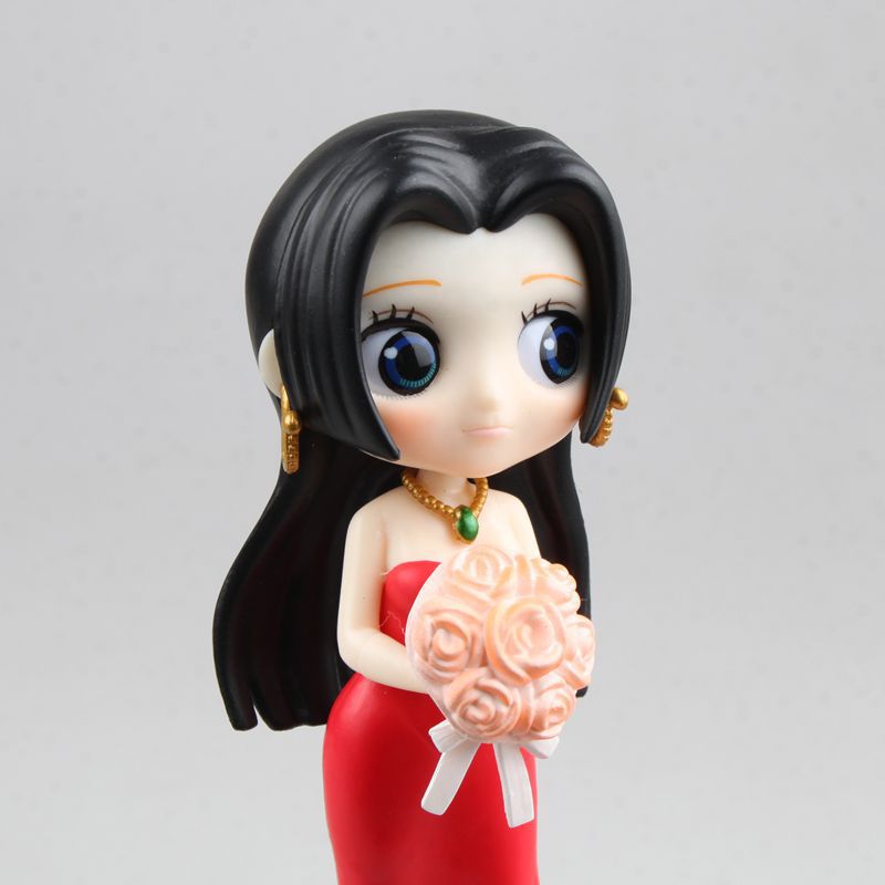 海贼王 q版大眼美少女 婚纱女帝 棍子娜美 蛋糕生日摆件 盒装手办