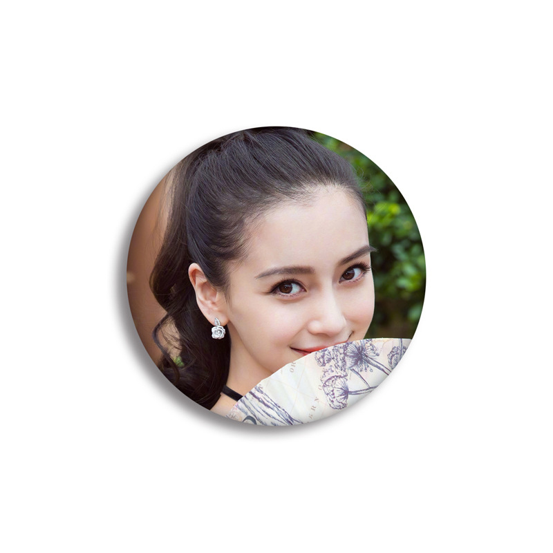 angelababy杨颖同款明星周边徽章 时尚胸章胸针挂件 晓明也喜欢