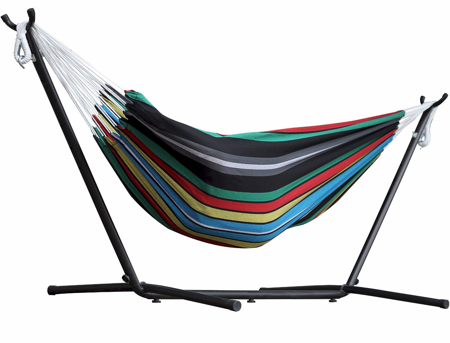 可拆卸组装方便加厚铁支架吊床架子 吊床支架家用室内秋支架