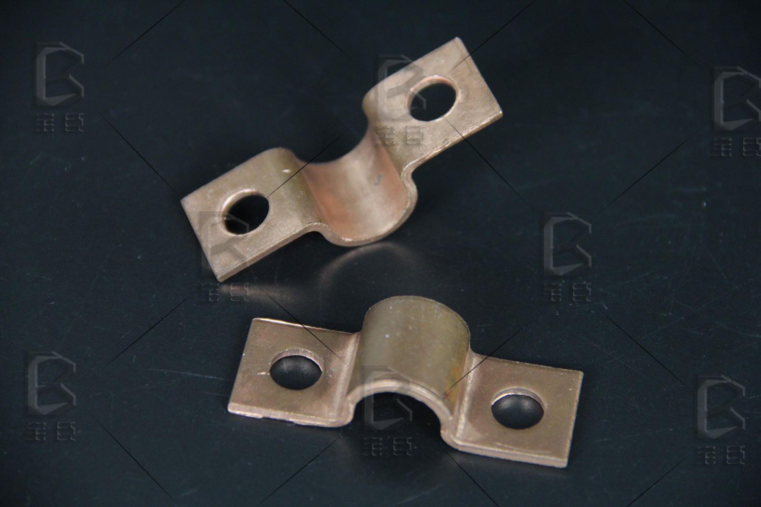 厂家直销 k02铜管卡 加厚骑马管卡线缆卡子