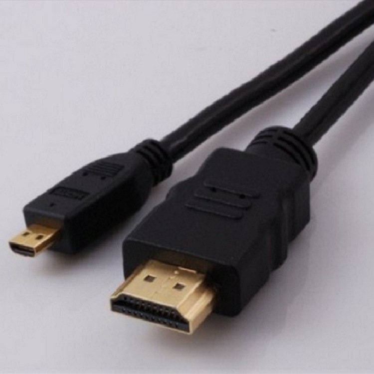5米微型micro hdmi转hdmi标准1.4版手机mirco hdmi转hdmi转接线