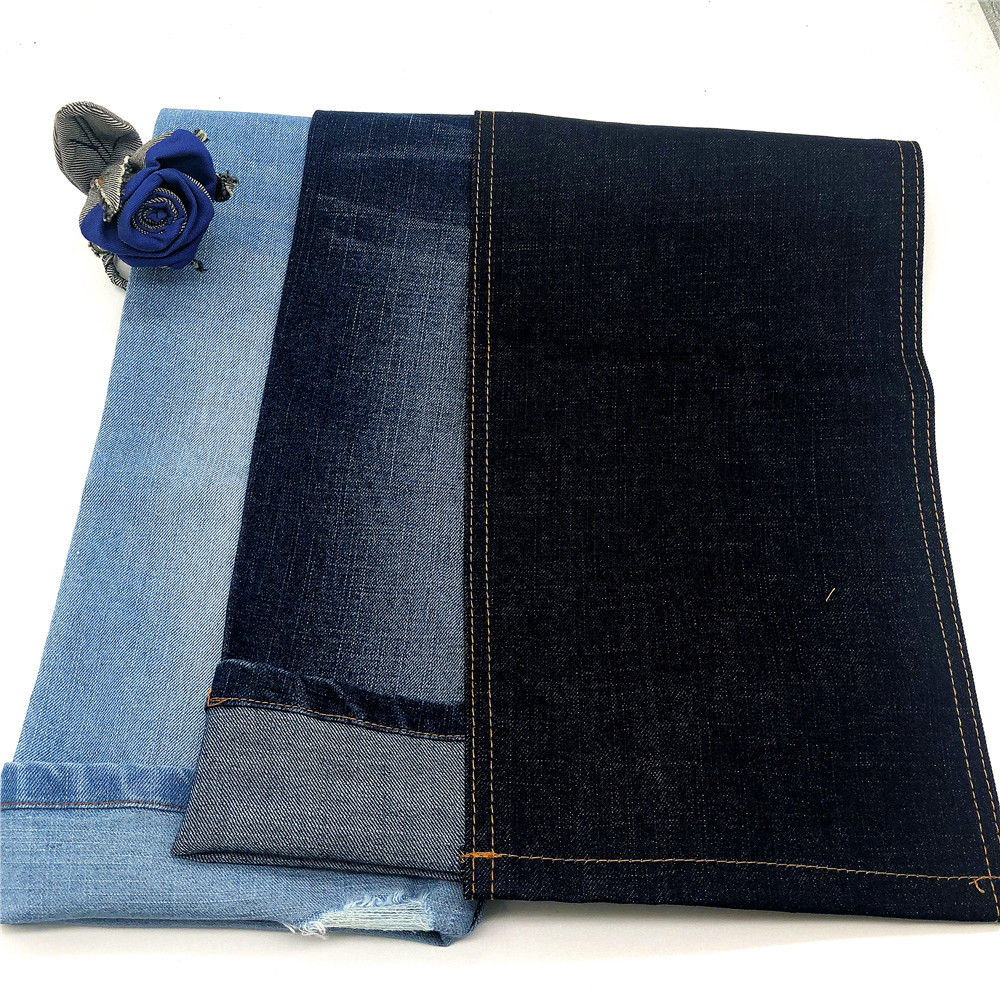 7oz 特深蓝牛仔混纺布 现货 热销 秋冬