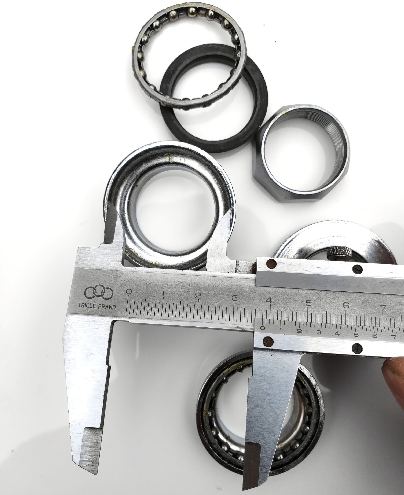 自行车碗组25.4常用碗组车头碗组车把碗组前叉七件碗组7件碗配件