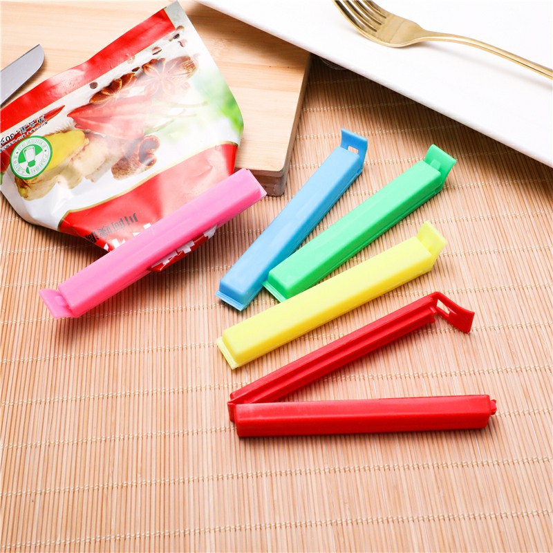 Colorful Candy Color Grocery Bag Sealing Clip Snack Seal Clip 5 Pack Food Closure Clip