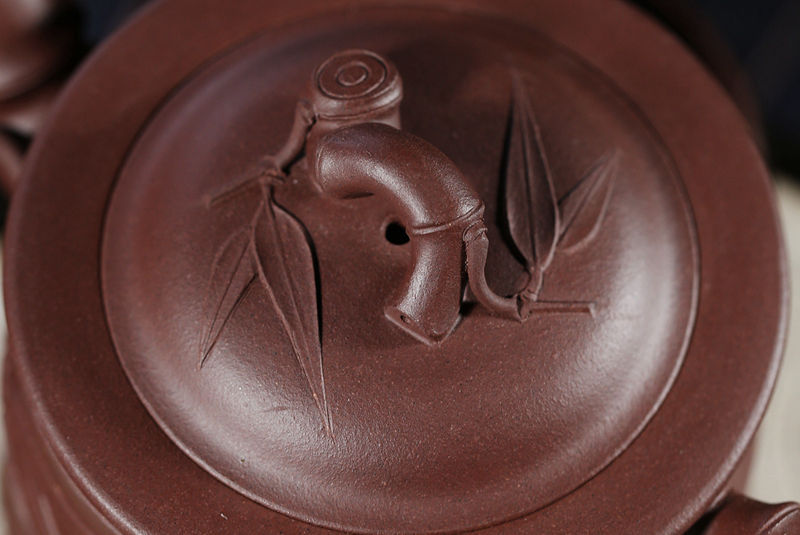 纯手工茶壶 原矿紫泥竹段泡茶壶名家王兆春手制紫砂壶375毫升茶具