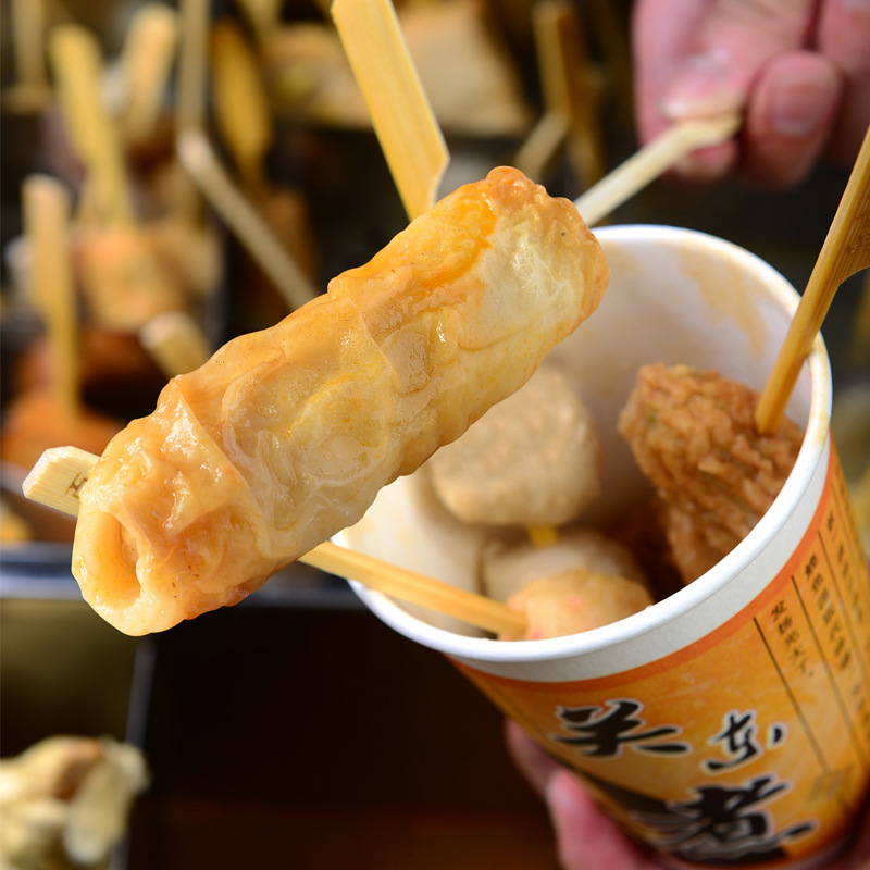 竹轮卷500g一袋10串关东煮食材批发供应连锁便利店串串香日料供应